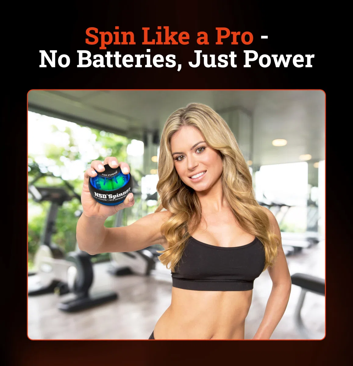 NSD Power Essential Spinner Gyro Hand Grip rinforzante Polso avambraccio Ginnico