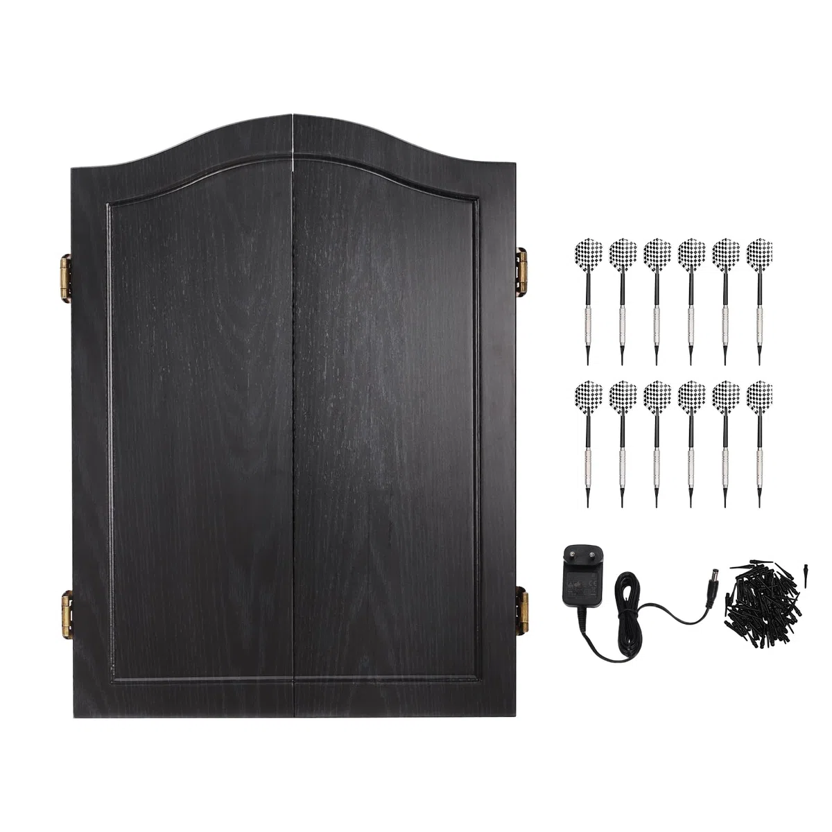 Set di bersaglio elettronico per freccette, professionale, con 4 display a LED e 12 freccette, 27 categorie di gioco da 1 a 16 giocatori