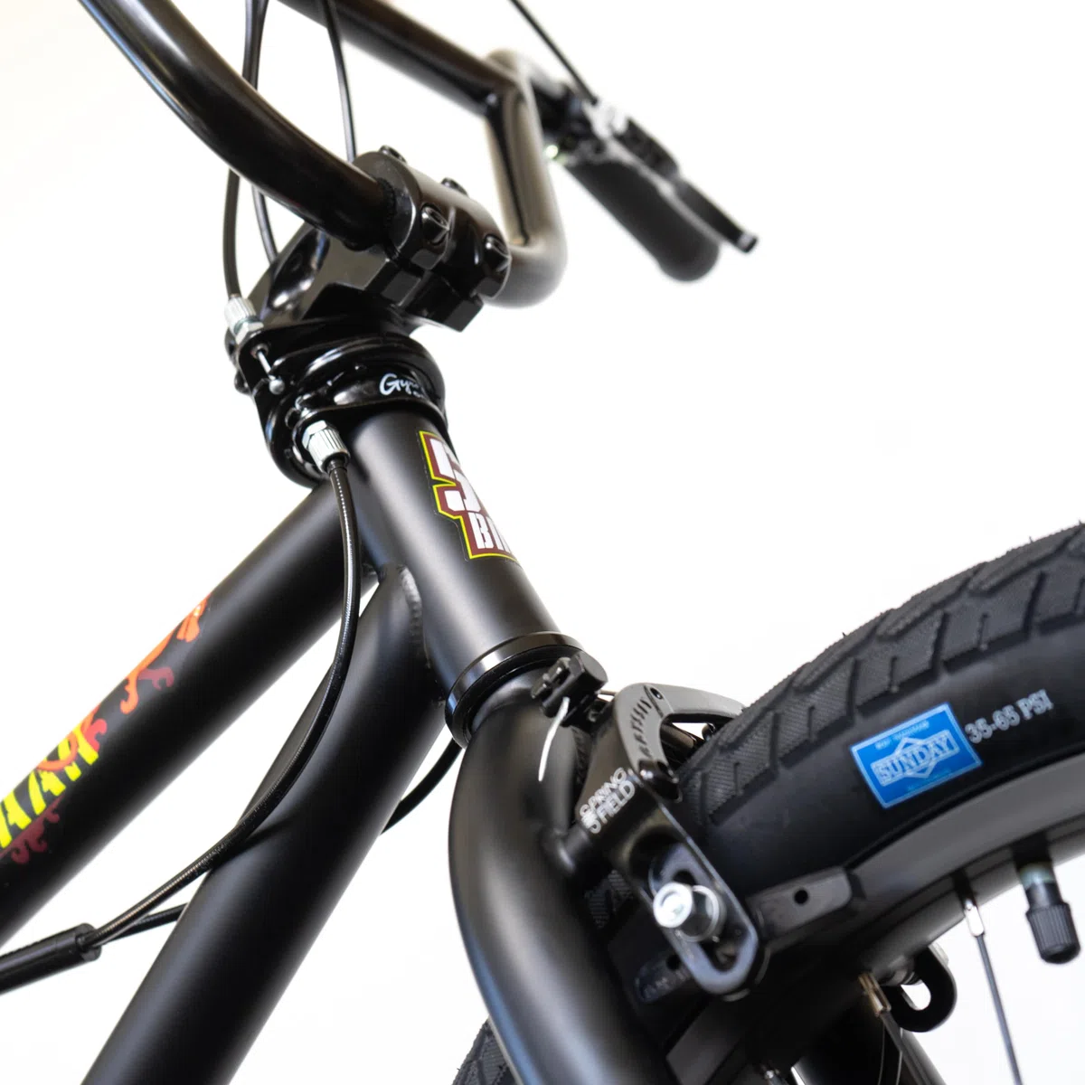 Unisex – adulto FS1 Draak BMX nero opaco 20" TT