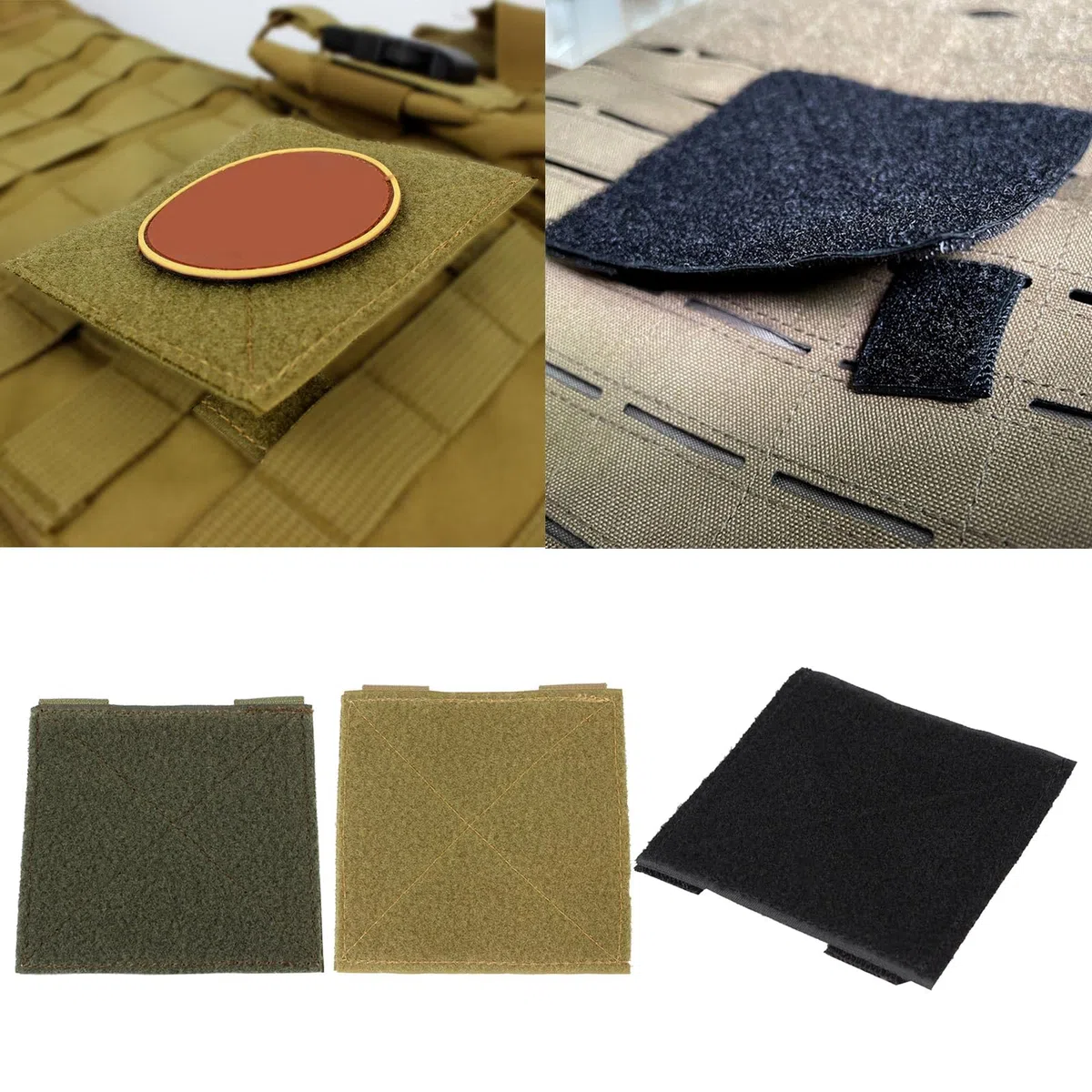 Velcro Tacticals Molles Panel per insegne toppe in velcro Tacticals Toppe tabellone con strisce Molles