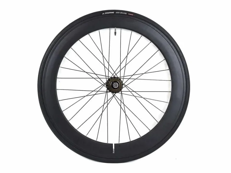 Set di ruote Santafixie 700C 60 mm, single-speed, mozzo Flip-Flop, alluminio, pneumatici 700 x 25C antiforatura + camere d'aria